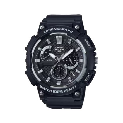 Casio General MCW-200H-1AV Black Leather Band Men Youth Watch